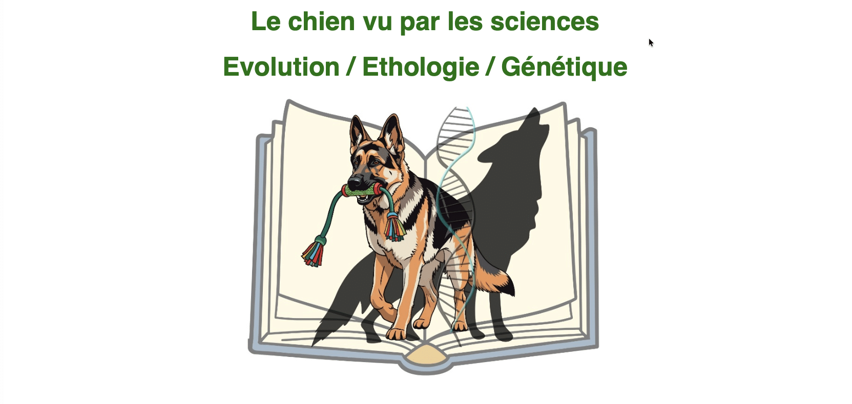 Séminaire : Le chien vu par les sciences Evolution / Ethologie / Génétique proposé par la FRC