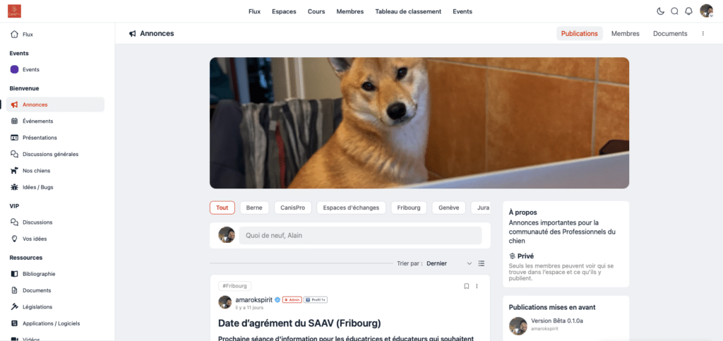 Partager ses connaissances avec d’autres éducateurs canins
